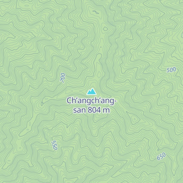 Map of Ch’angch’ang-san