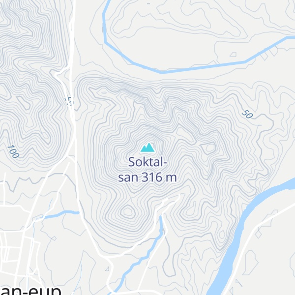 Map of Soktal-san