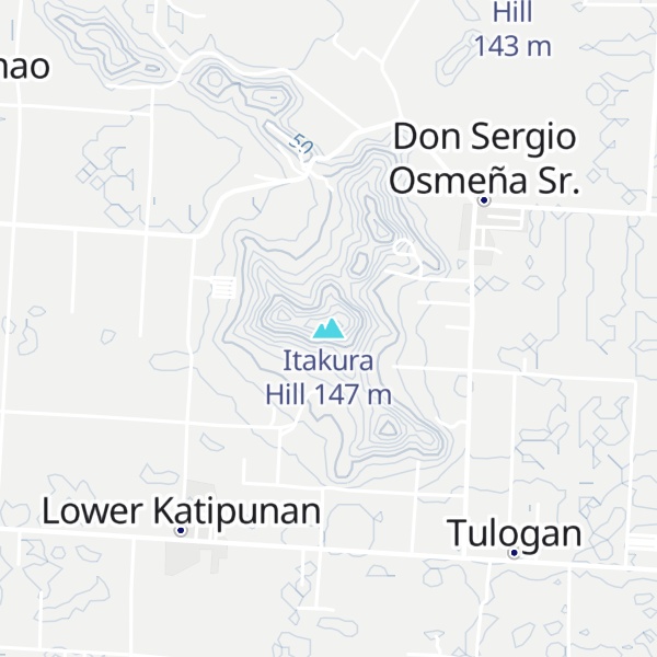 Map of Itakura Hill