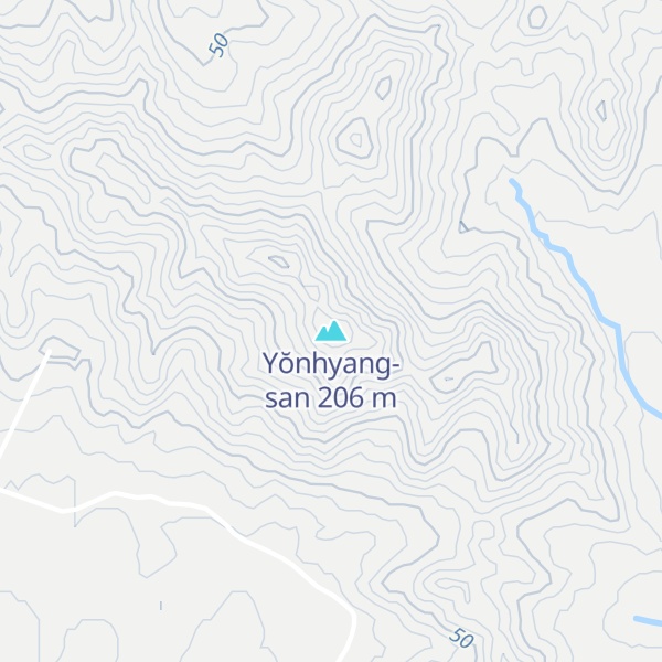 Map of Yŏnhyang-san