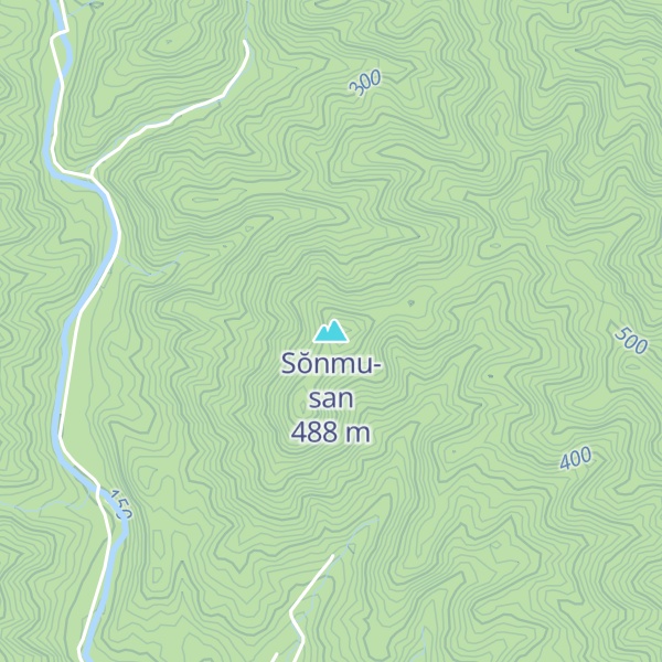 Map of Sŏnmu-san
