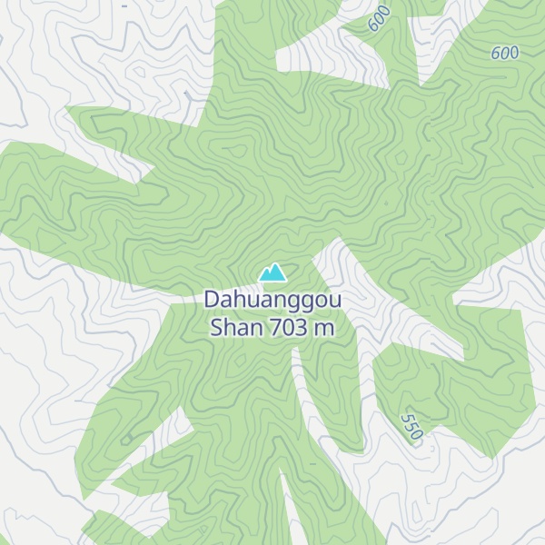 Map of Dahuanggou Shan