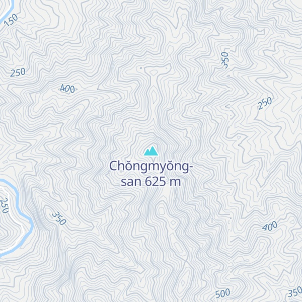 Map of Chŏngmyŏng-san