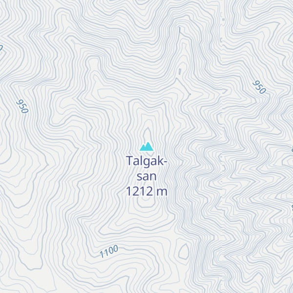 Map of Talgak-san