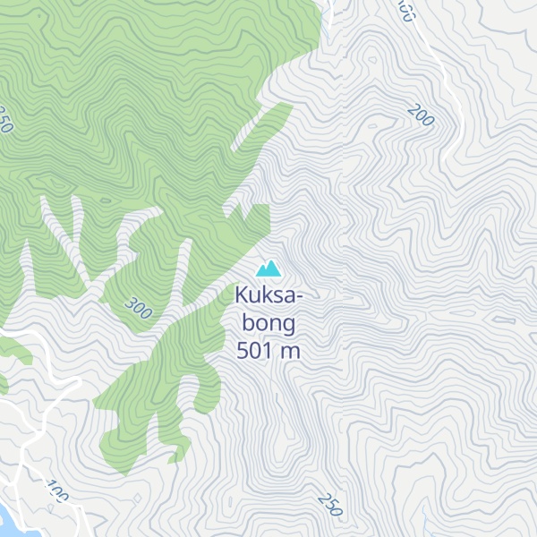 Map of Kuksa-bong