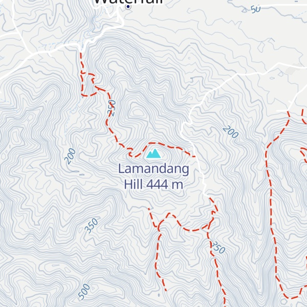 Map of Lamandang Hill