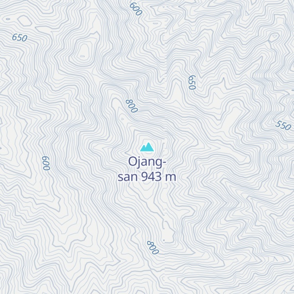 Map of Ojang-san