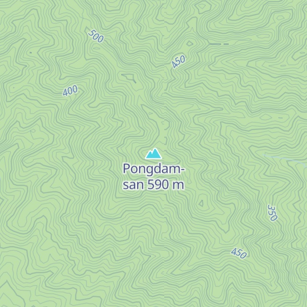 Map of Pongdam-san