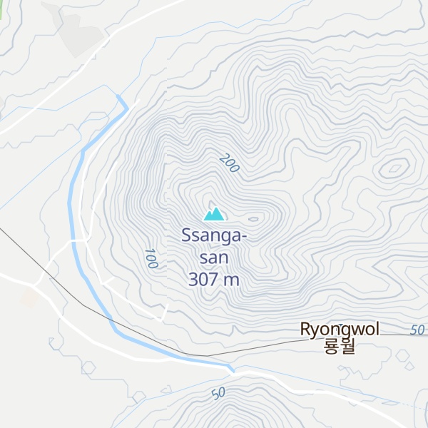 Map of Ssanga-san