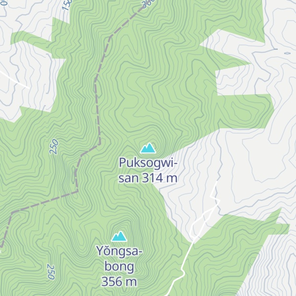Map of Puksogwi-san