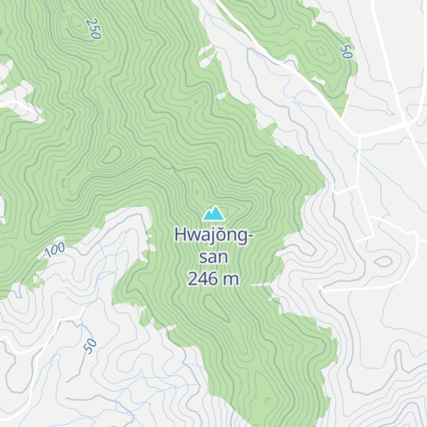 Map of Hwajŏng-san