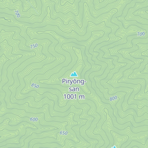 Map of Piryŏng-san