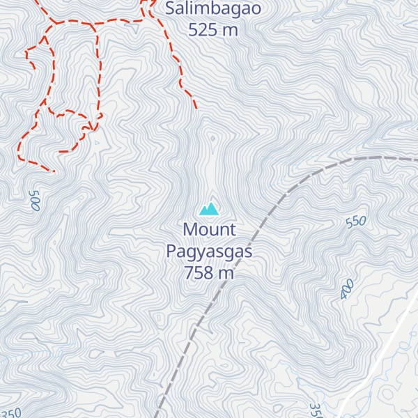 Map of Mount Pagyasgas