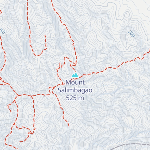 Map of Mount Salimbagao
