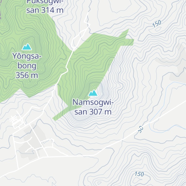 Map of Namsogwi-san