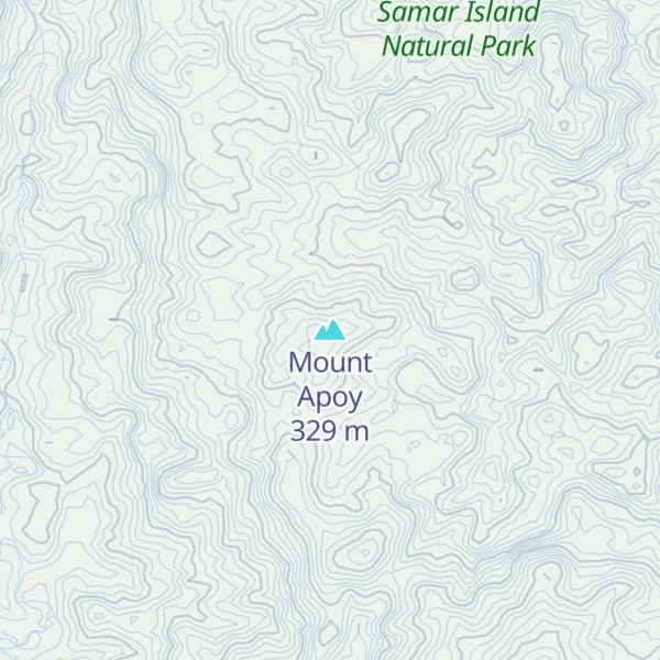 Map of Mount Apoy