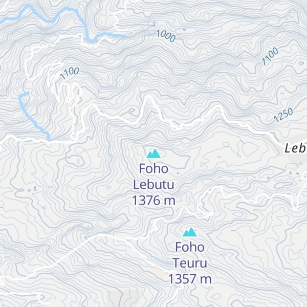 Map of Foho Lebutu