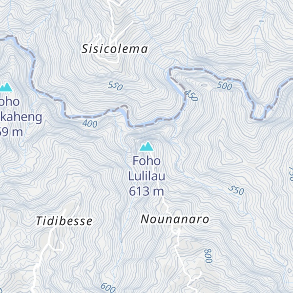 Map of Foho Lulilau