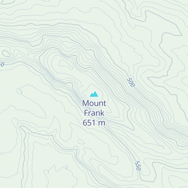 Map of Mount Frank