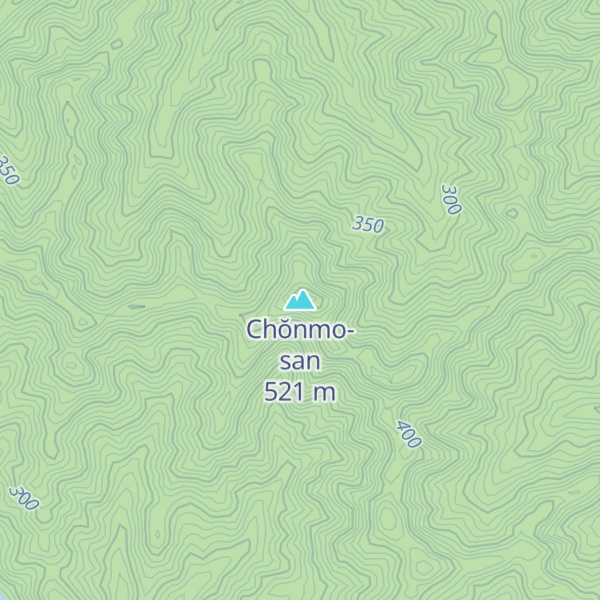 Map of Chŏnmo-san