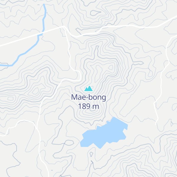 Map of Mae-bong