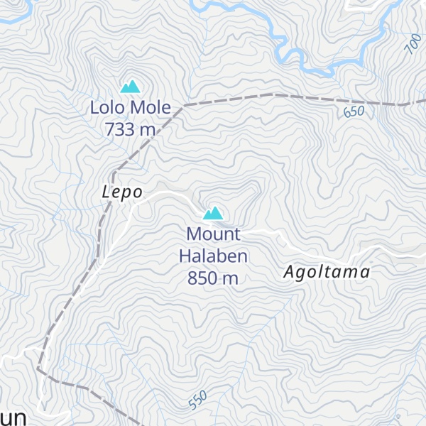 Map of Mount Halaben