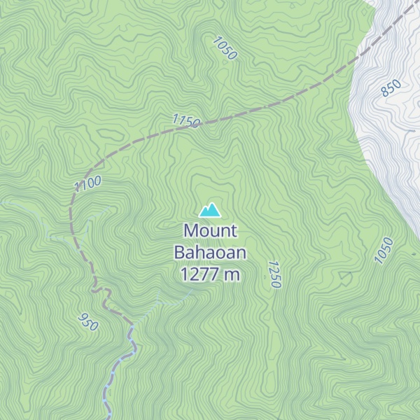 Map of Mount Bahaoan