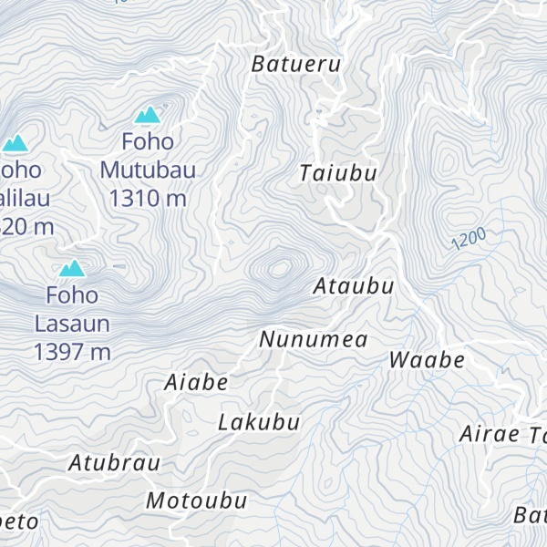 Map of Foho Lasao