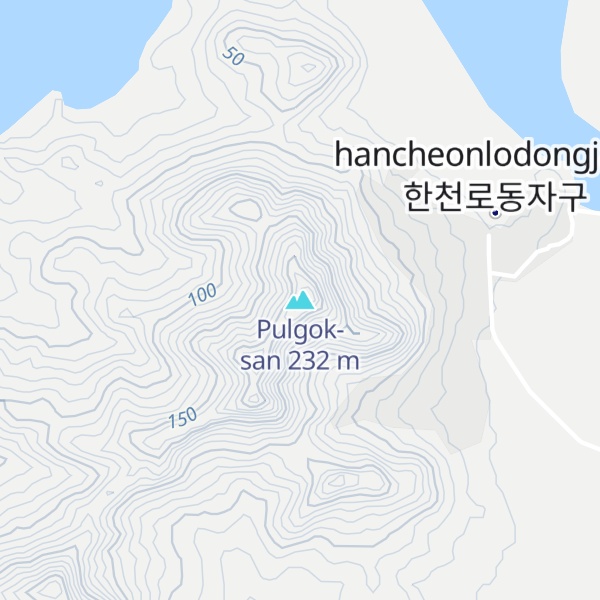 Map of Pulgok-san