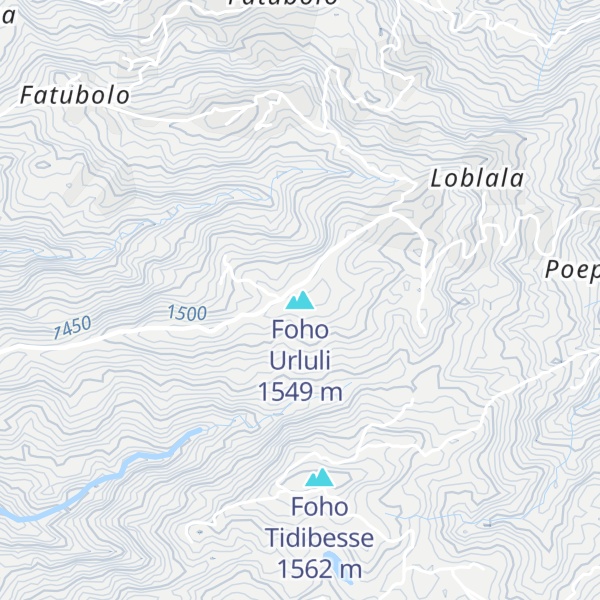 Map of Foho Urluli