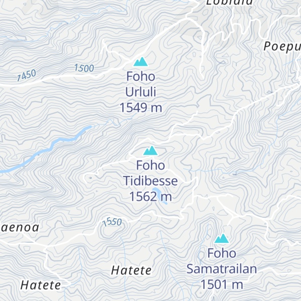 Map of Foho Tidibesse