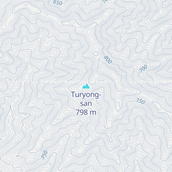 Map of Turyong-san