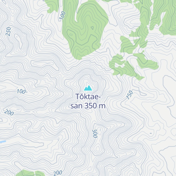 Map of Tŏktae-san