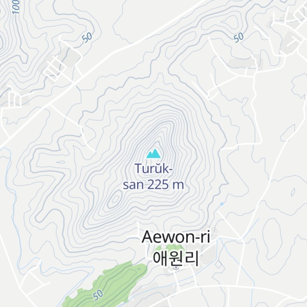 Map of Turŭk-san