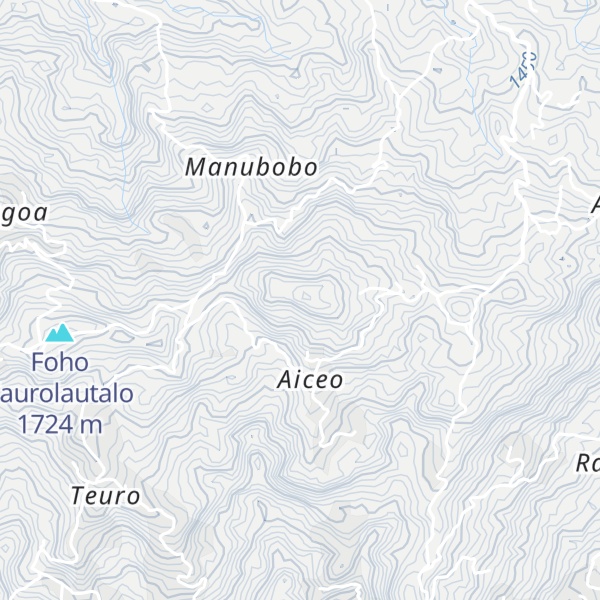 Map of Foho Manulau