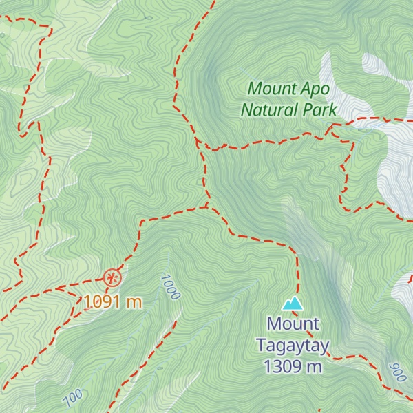 Map of Mount Dinor