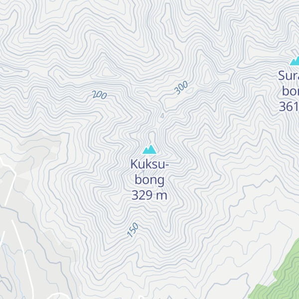 Map of Kuksu-bong