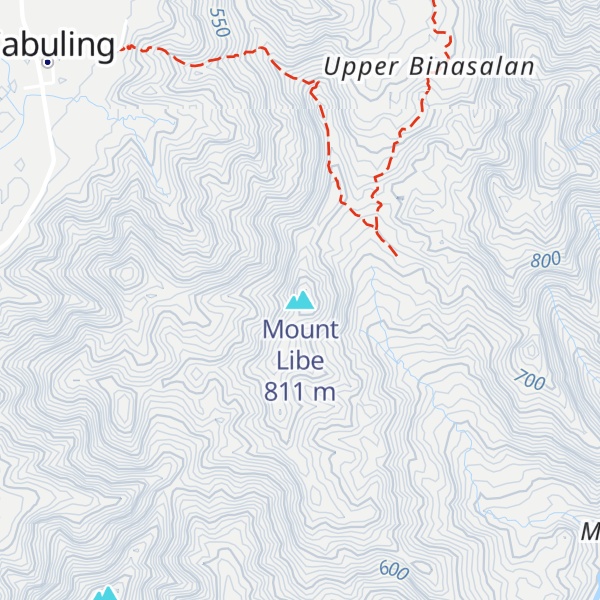 Map of Mount Libe