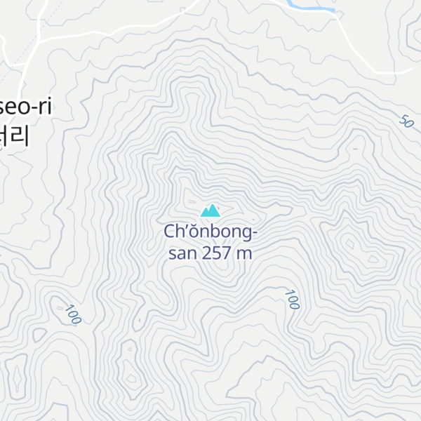 Map of Ch’ŏnbong-san