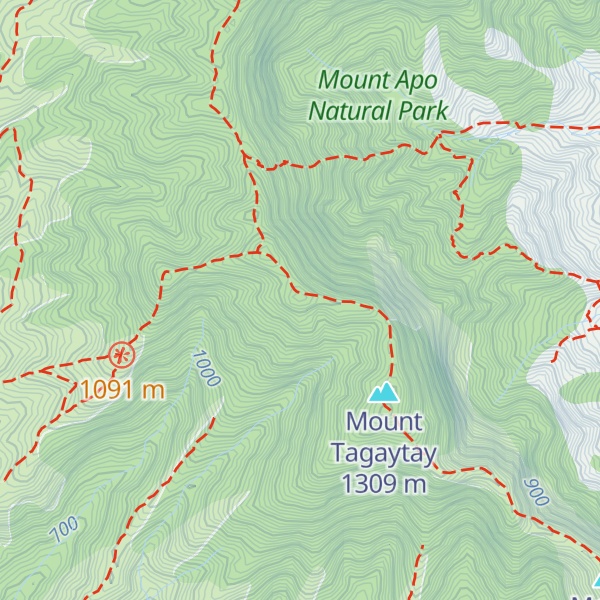 Map of Mount Byaon