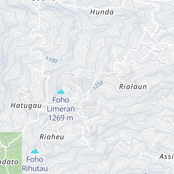 Map of Foho Manamalau