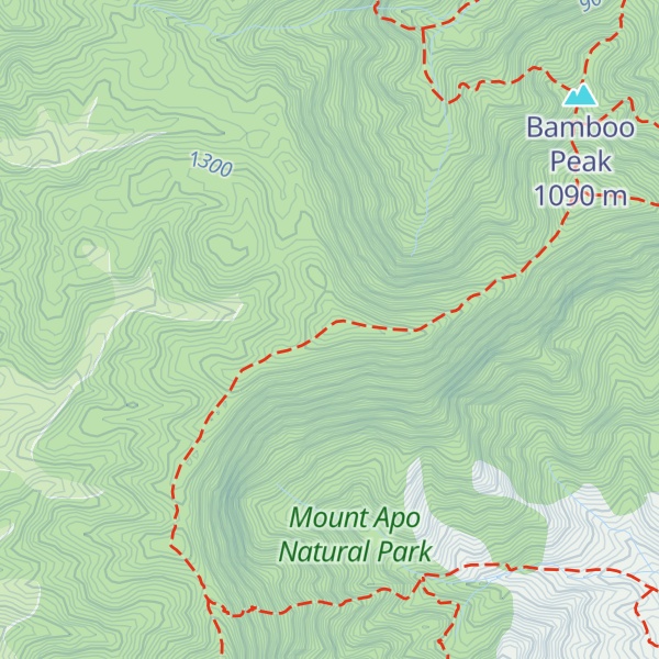 Map of Lomoton Peak