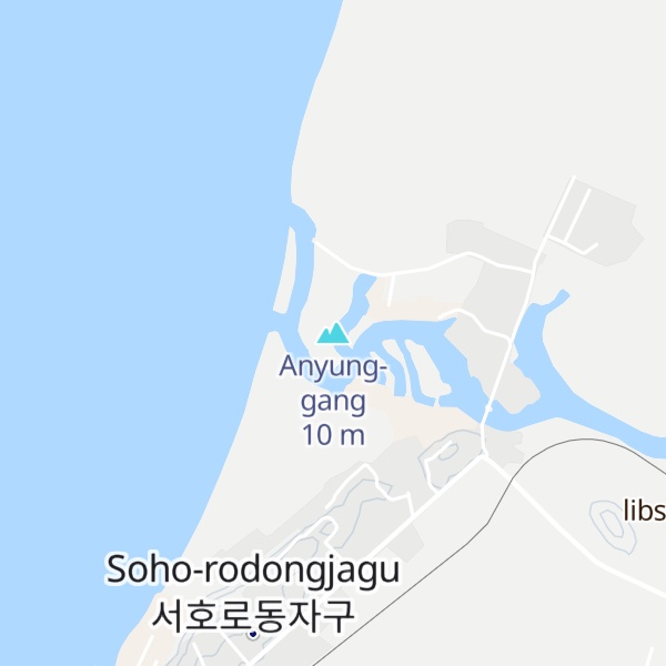 Map of Anyung-gang