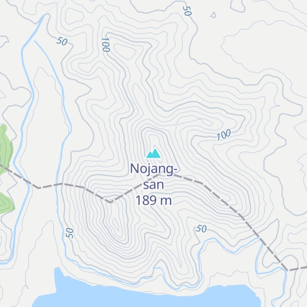 Map of Nojang-san