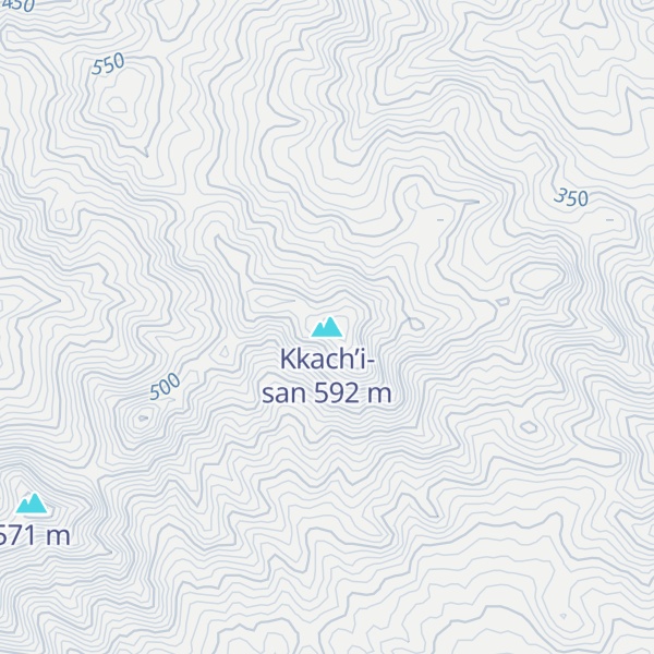 Map of Kkach’i-san