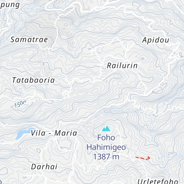 Map of Foho Mertutu