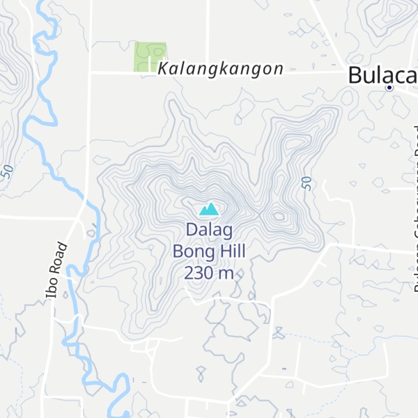 Map of Dalag Bong Hill