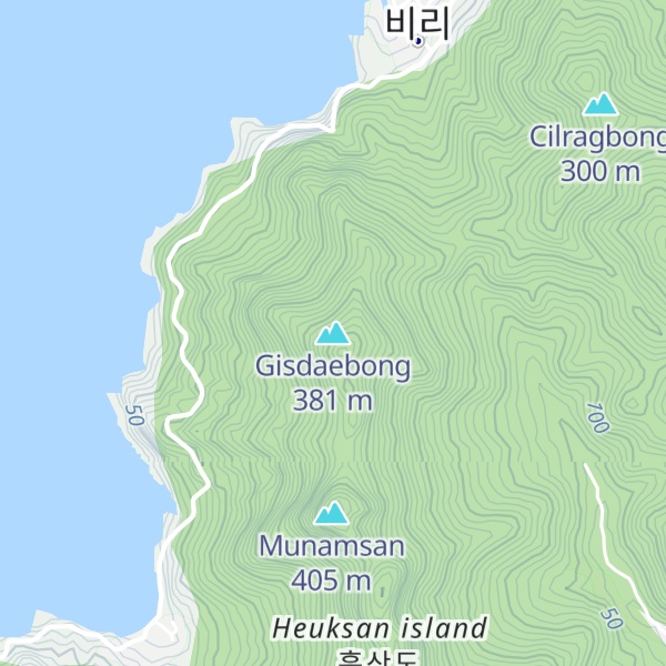 Map of Gisdaebong