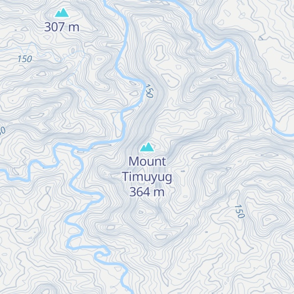 Map of Mount Timuyug
