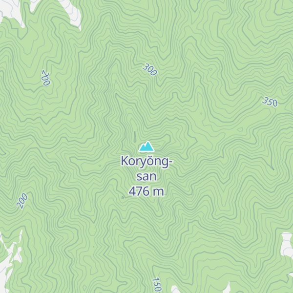 Map of Koryŏng-san